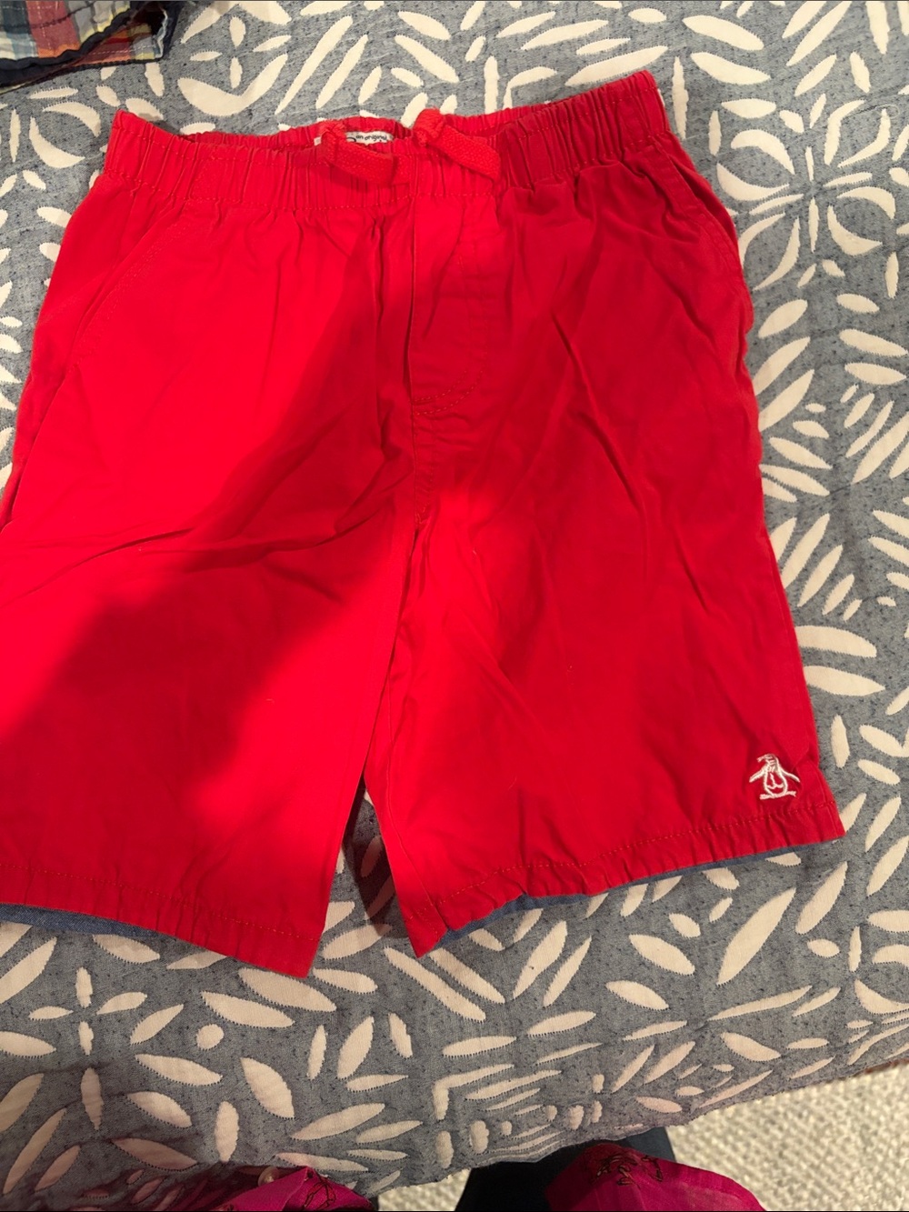 Original Penguin Bright Red Men’s Swim Trunks